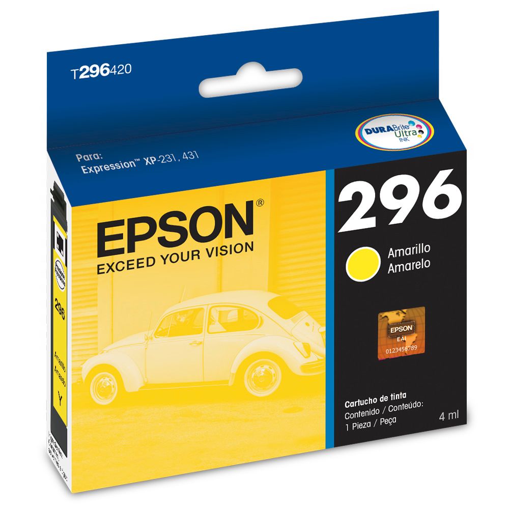 CART.EPSON T296420 YELLOW